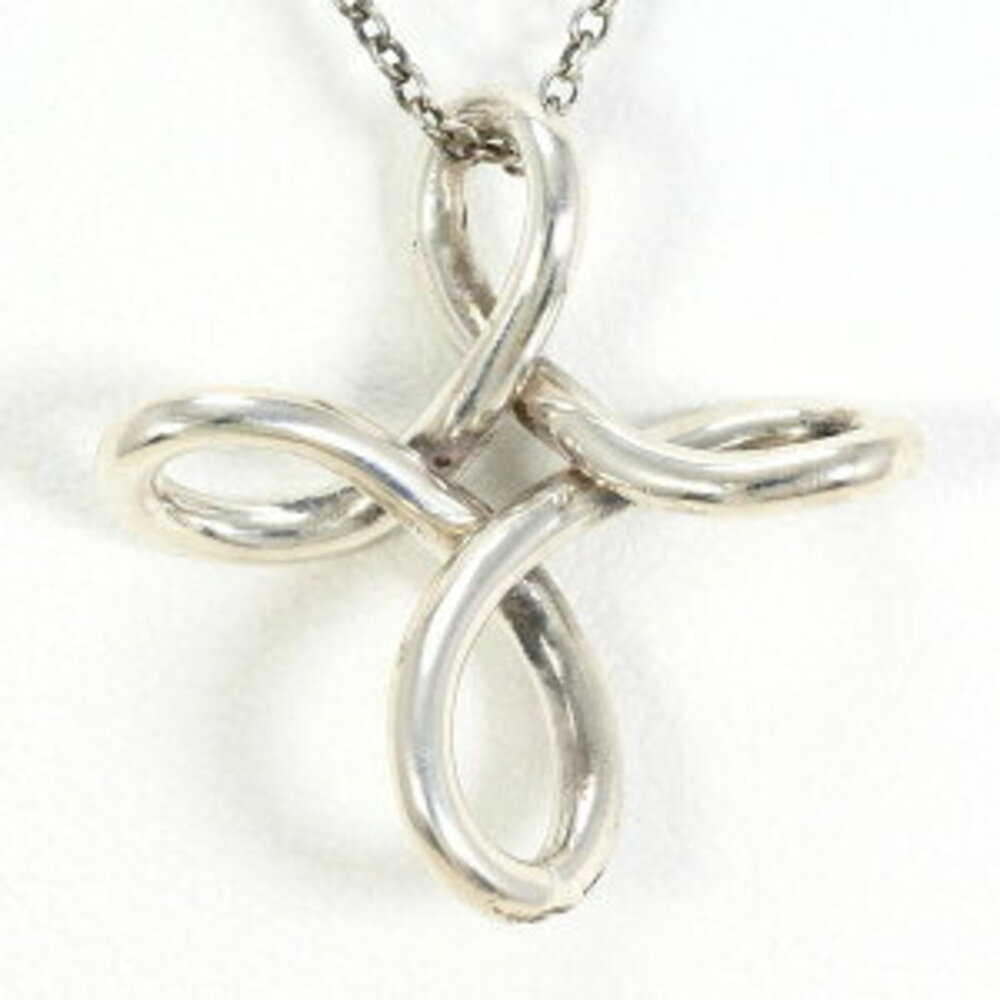 Tiffany Infinity Cross Silver Necklace